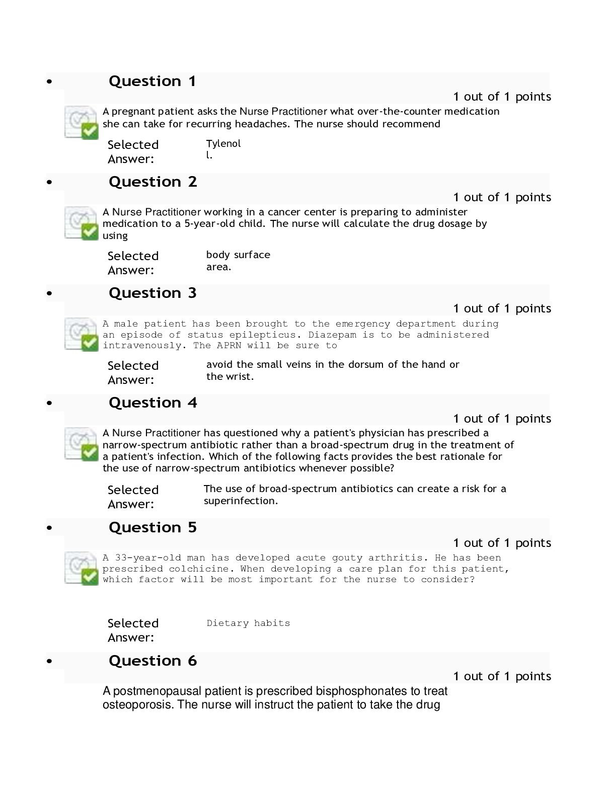 Preview image for WALDEN UNIVERSITY NURS 6521 ADVANCED PHARMACOLOGY FINAL EXAM SOLUTION GUIDE.